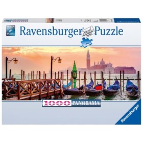 Puzzle panorama gondole in Venetia 1000 piese